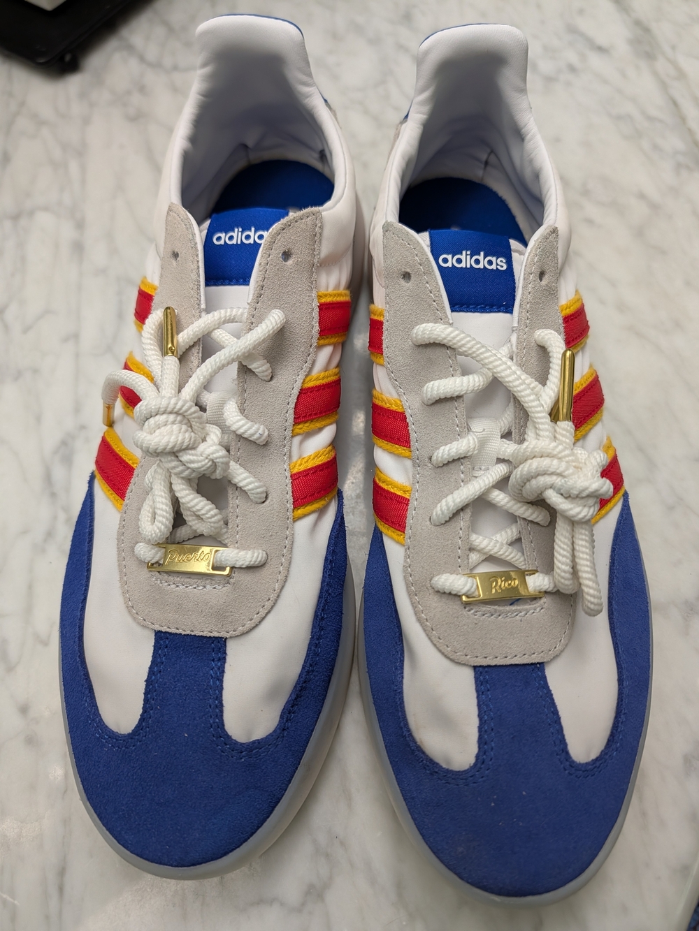Adidas Men's 12US Barreda Decode Shoes Special Puerto Rico Gold Edition